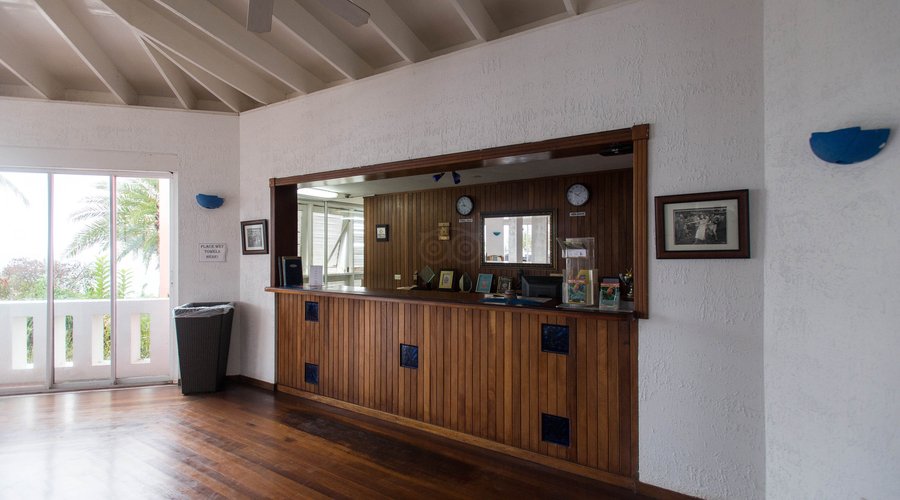 Front Desk at the Blue Haven Hotel