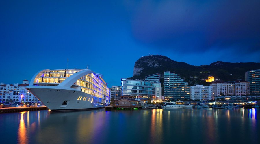 Sunborn Gibraltar - Viewed In The Marina