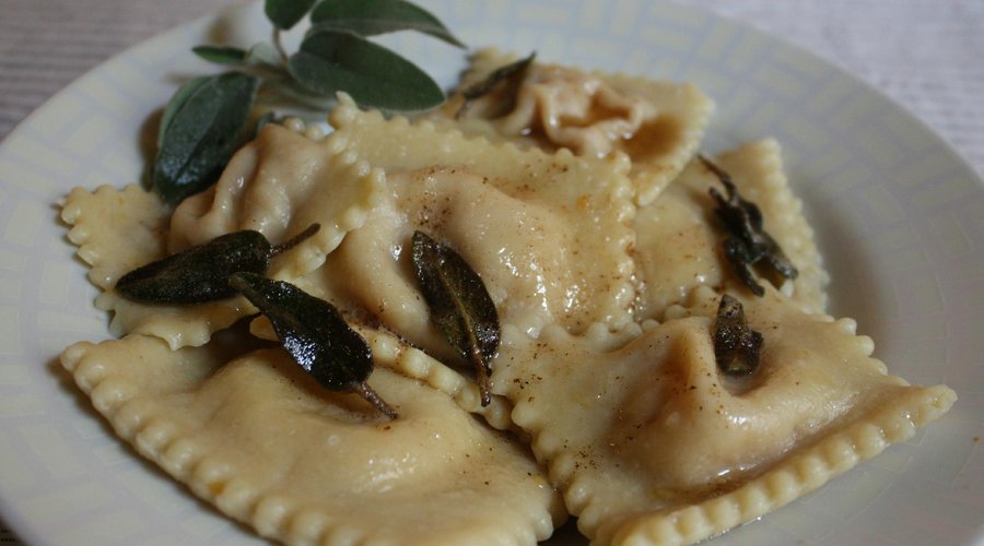 home-made ravioli