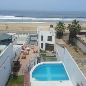Vista a la playa
