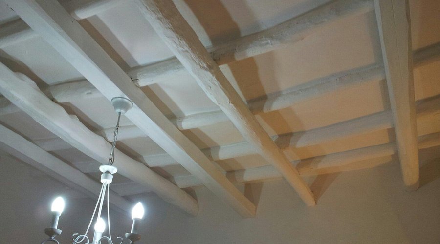 L' antico soffitto...