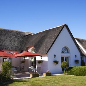 Vue  de notre auberge