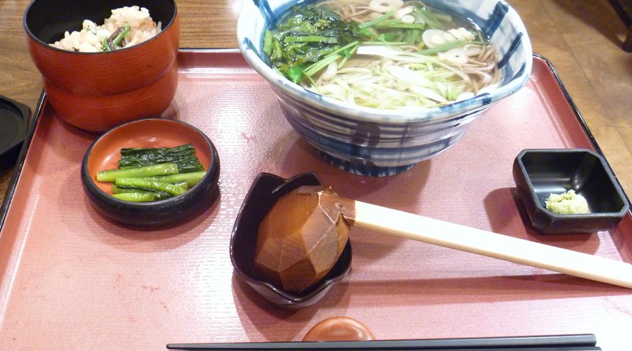 葉わさびそば