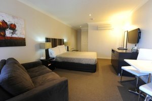 Alexandra Place in Bendigo, image may contain: Dorm Room, Couch, Screen, Monitor