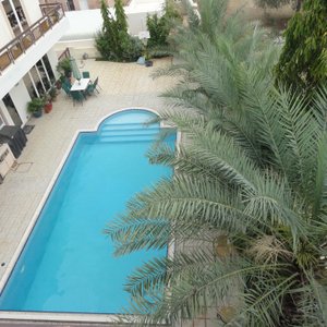 view from balcony