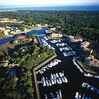 Aerial view of Shelter Cove Harbour