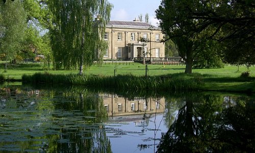 View of Glansevern Hall from the Lake