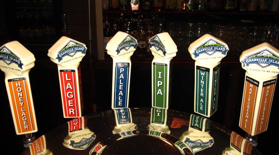 All your favourite Granville Island beers on tap