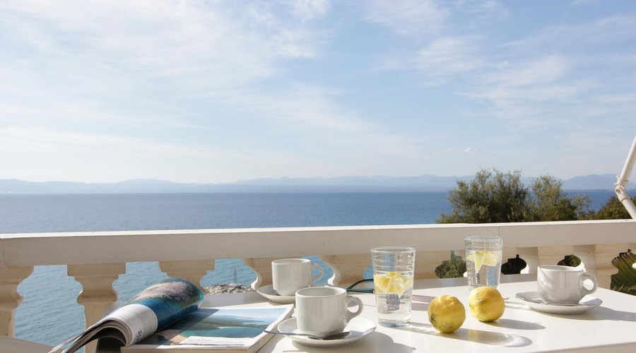 View from One-Bedroom Apartment with Sea View