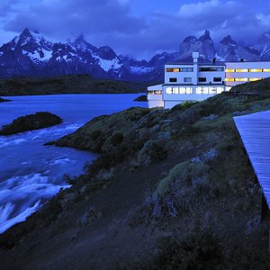 Outside view of Explora Patagonia