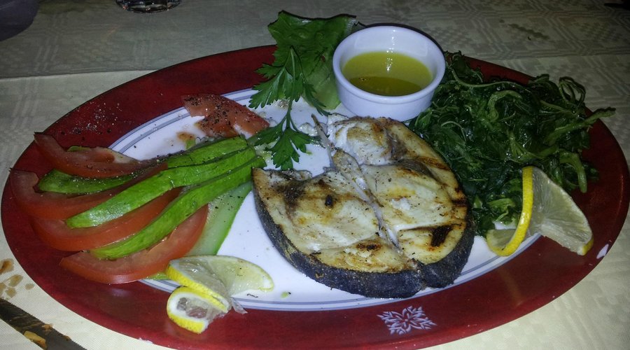 Gegrillter Schwertfisch
