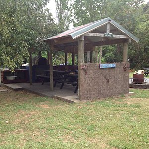 Pizza oven & BBQ area