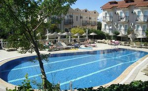 Ramos Hotel in Oludeniz, image may contain: Hotel, Resort, Pool, Villa