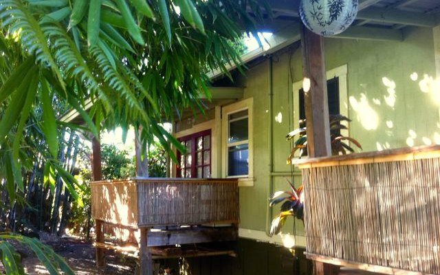 Enjoy your own private Lanai overlooking the koi ponds.