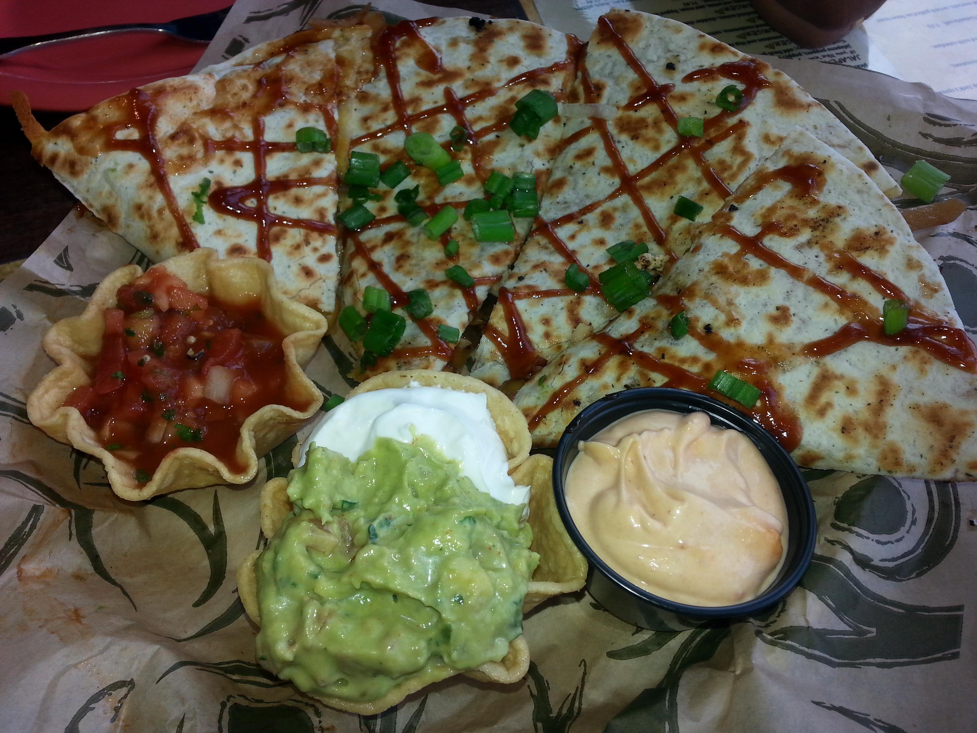 HOPS N DROPS Silverdale Menu Prices Restaurant Reviews Order   Bbq Chicken Quesadillas 