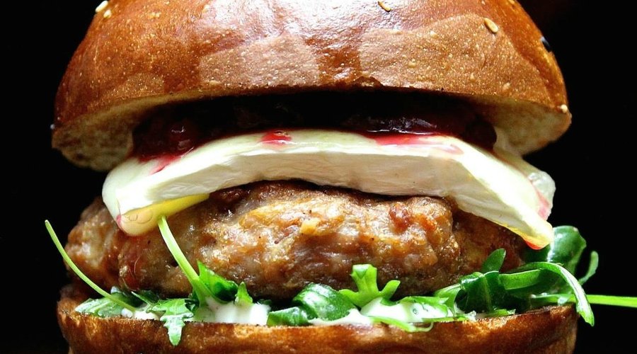 Turkey Brie Burger