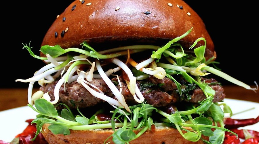 Beef Red Curry Burger