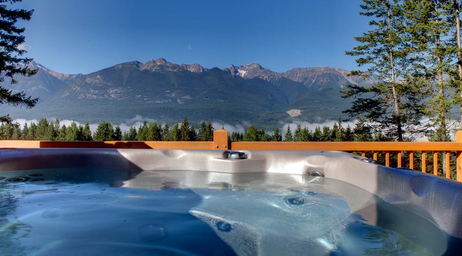 View from hot tub