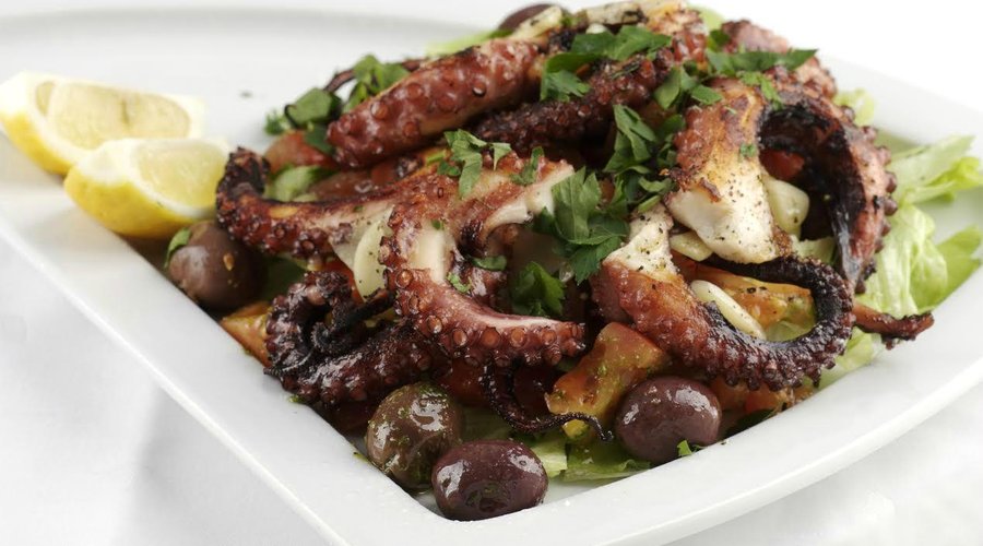 Grilled octopus