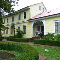 Das prächtige Wohnhaus, heute Museum, direkt am Rio Valdivia