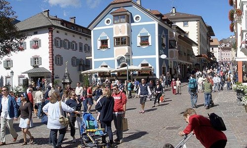 inizio zona pedonale di Ortisei