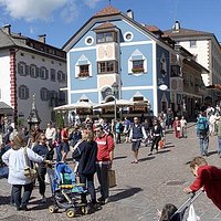 inizio zona pedonale di Ortisei