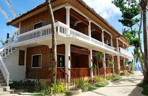 Malapascua Exotic Island Dive Resort in Cebu Island, image may contain: Resort, Hotel, Villa, Housing