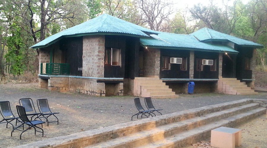 The huts with the sit-out in front. You can see a lot of animals sitting here