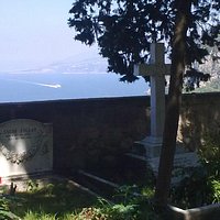 View from cemetery