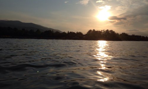 Sunset time at Sapanca lake