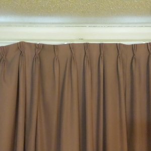 curtains falling down
