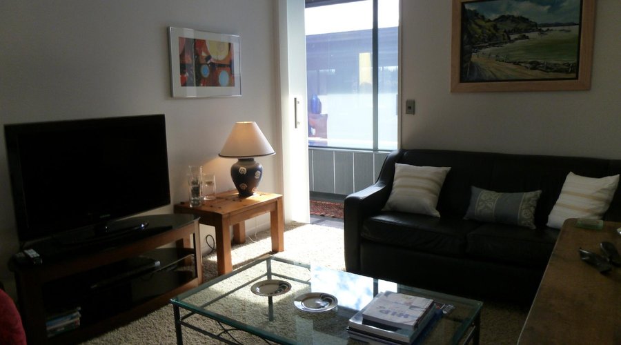 Another view of Guests Lounge with Sky TV and luxurious furnishings