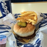 The 'original' Butter Burger single with fries