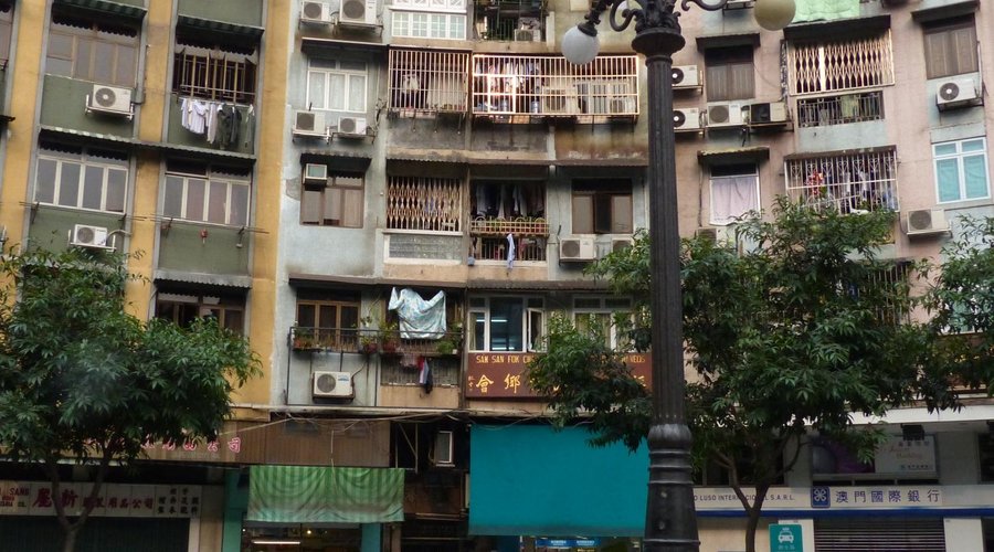 Three Lamps District in Macau