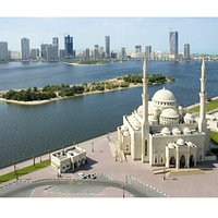 Al Noor Mosque Khaled Lagoon Sharjah