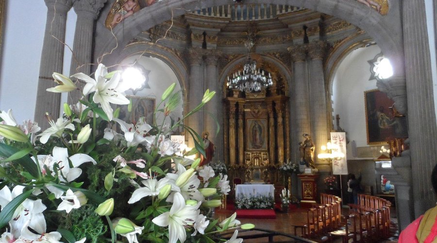 Interior da Capila del Pocito