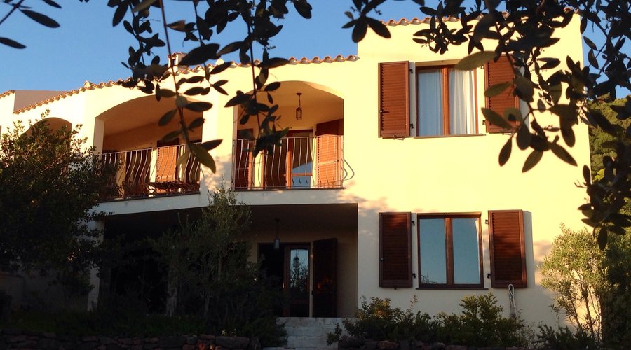 "Home" at sunset.