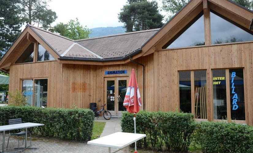 Hauptgebäude Camping Sion