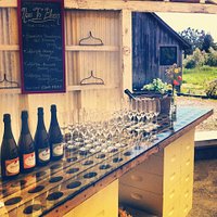 The greenhouse Tasting Room at Heidrun Meadery, Point Reyes Station, CA