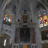 Collégiale Saint-Sébastien, Narbonne (Aude, Languedoc-Roussillon), France.