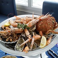 Un très beau plateau de fruits de mer