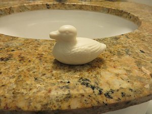 Little white duck soap