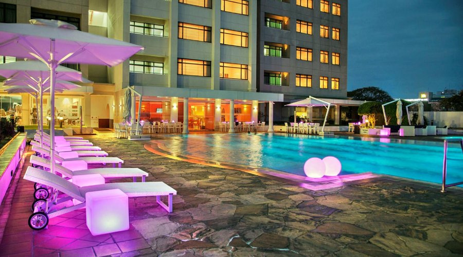 Poolside at Hilton Colombo Residences