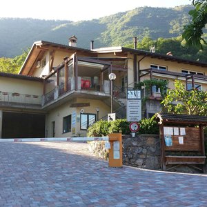 Restaurant & receptie van de camping.