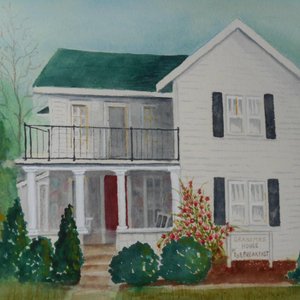 Painting of the house