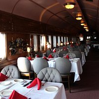 Inside the caboose