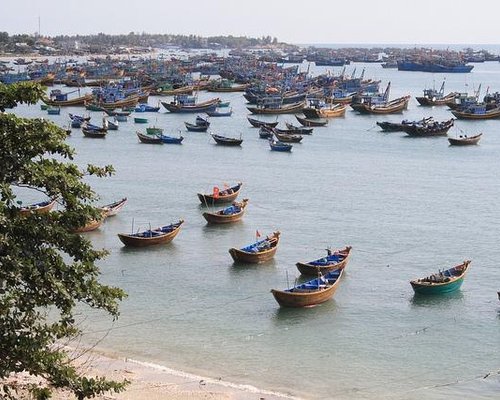 Fishing harbor in Mui Ne