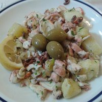 insalata di piovra con patate ed olive