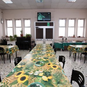 Lunchroom at the Foresteria Roma