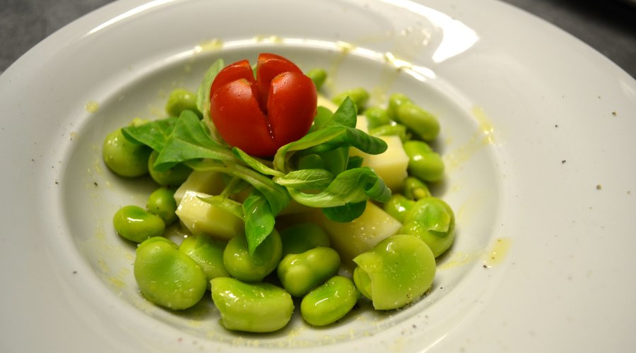 Insalata di Pecorino con Fave